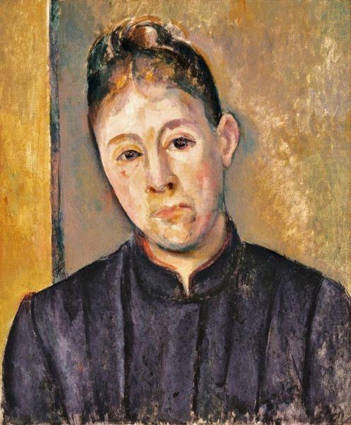 Portrait of Madame Cezanne, Paul Cezanne